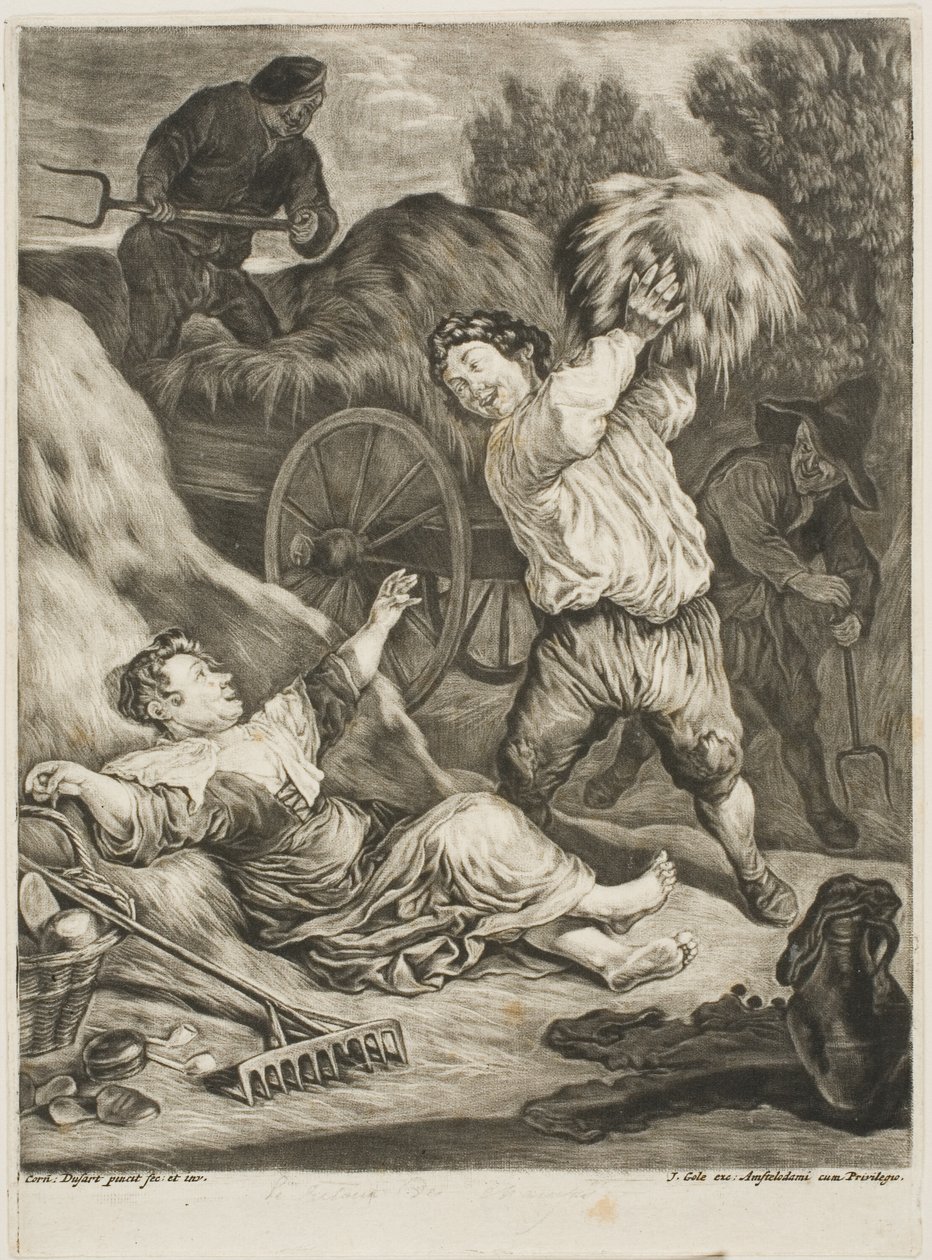 Juli door Cornelis Dusart