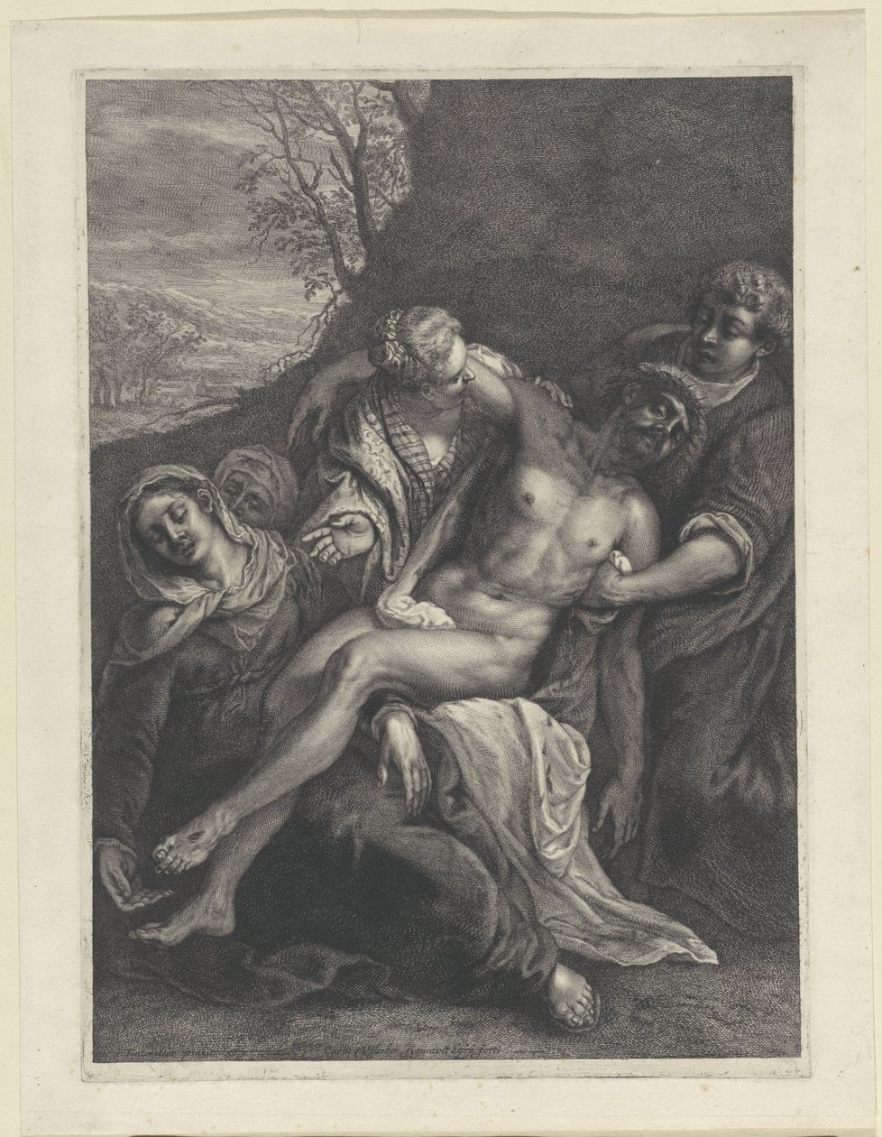 Bewening van Christus door Cornelis Visscher (II)