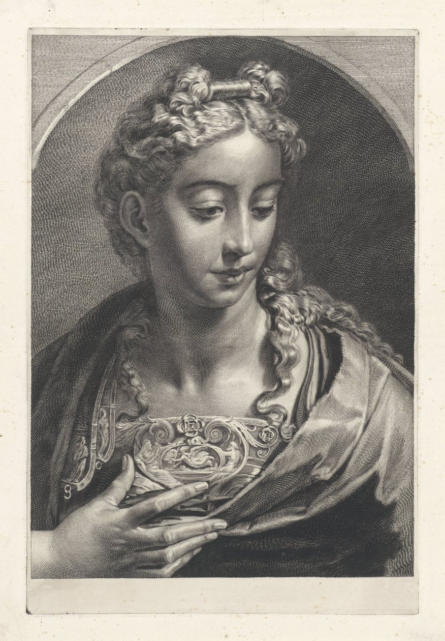Minerva door Cornelis Visscher (II)