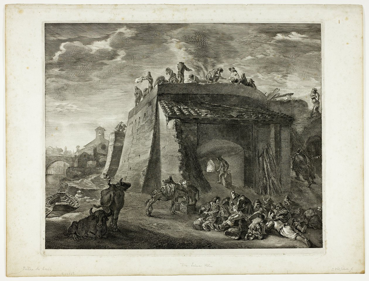 Kalkoven, uit Cabinet Reynst door Cornelis Visscher