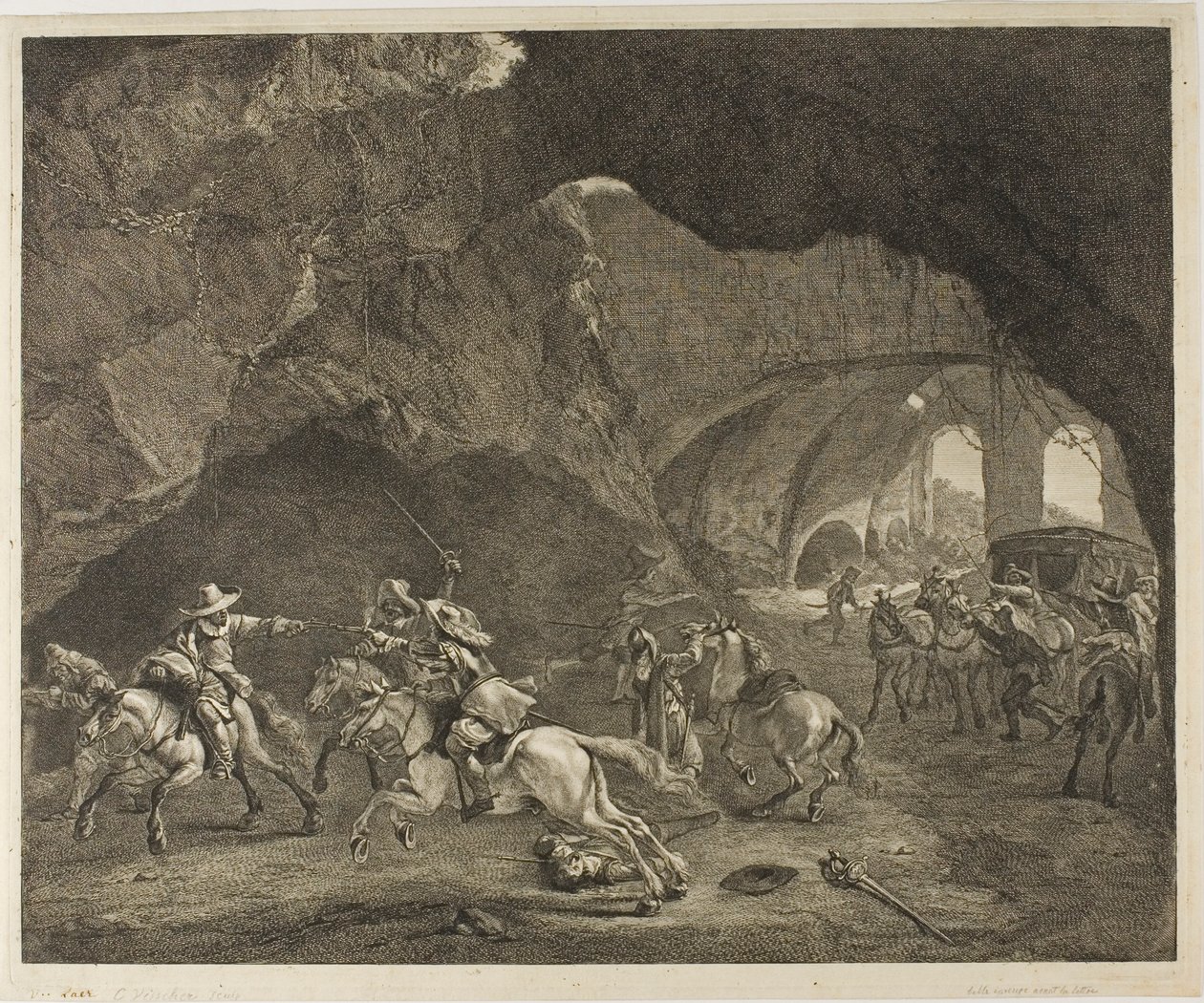 Het pistoolschot door Cornelis Visscher