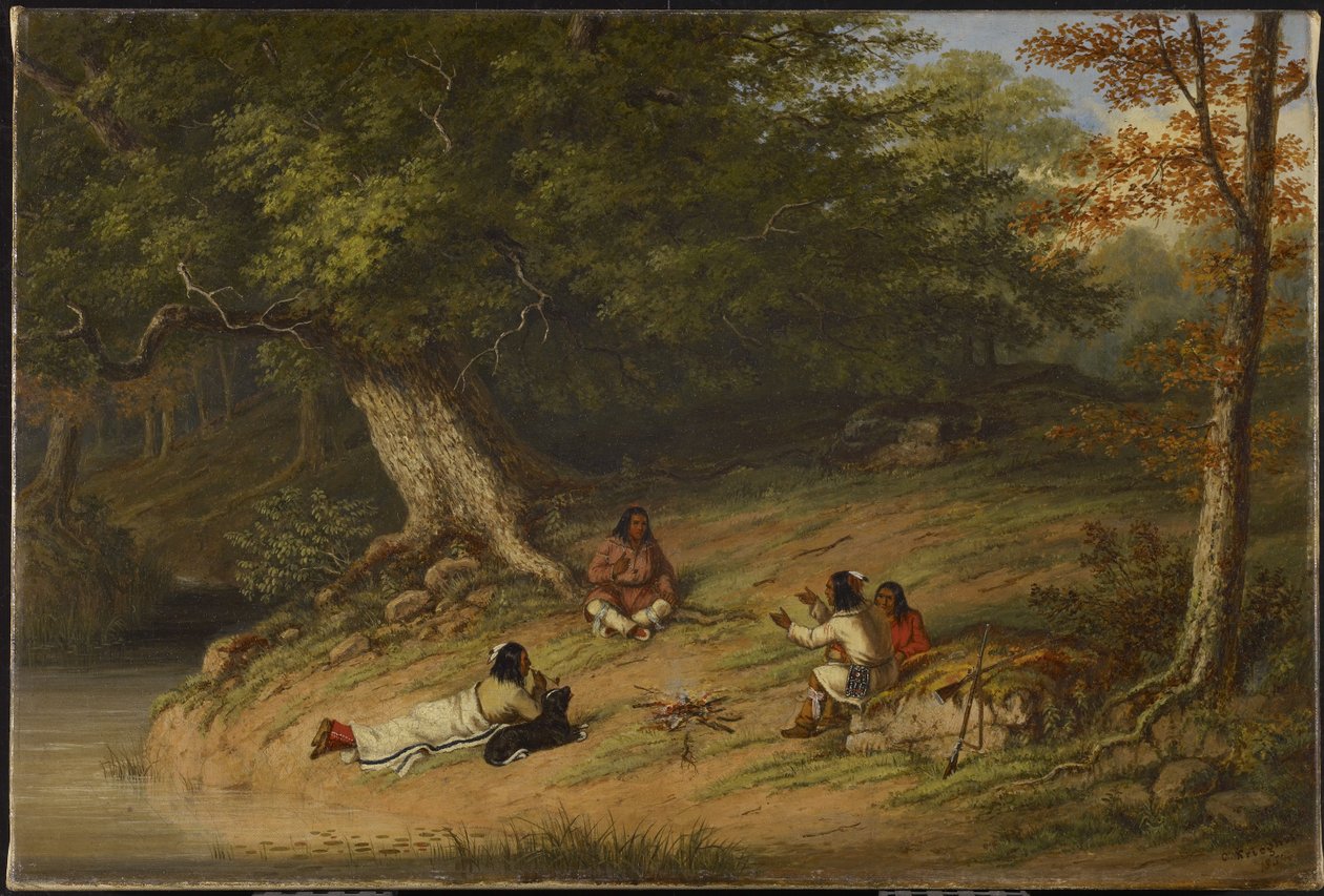 Middagrust door Cornelius Krieghoff