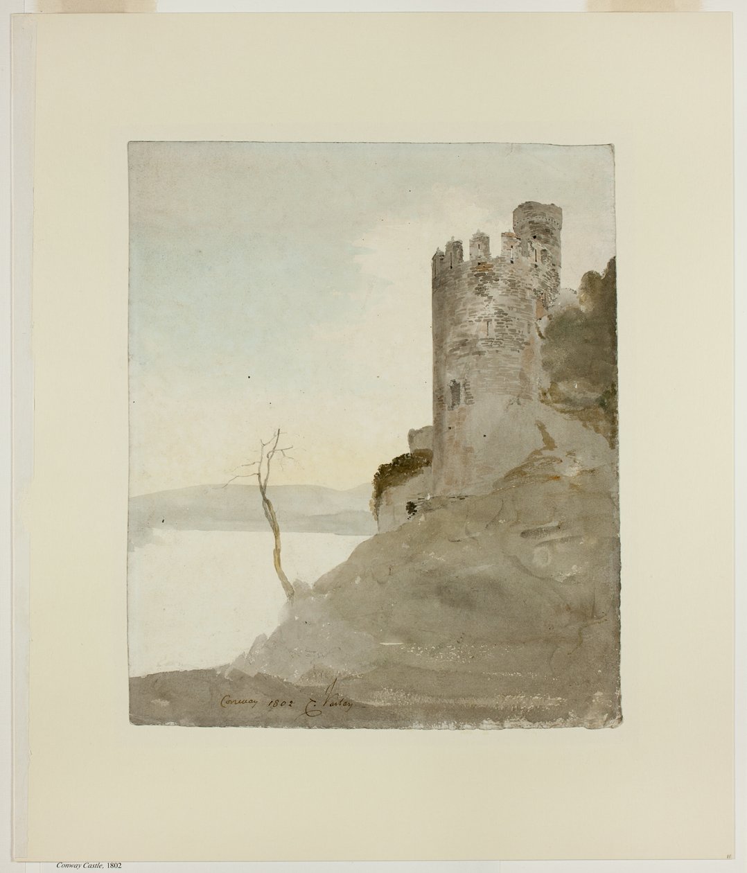 Kasteel Conway door Cornelius Varley