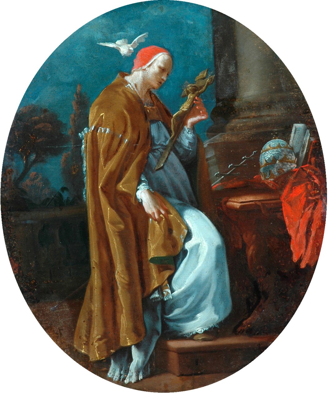 Sint Gregorius de Grote door Corrado Giaquinto