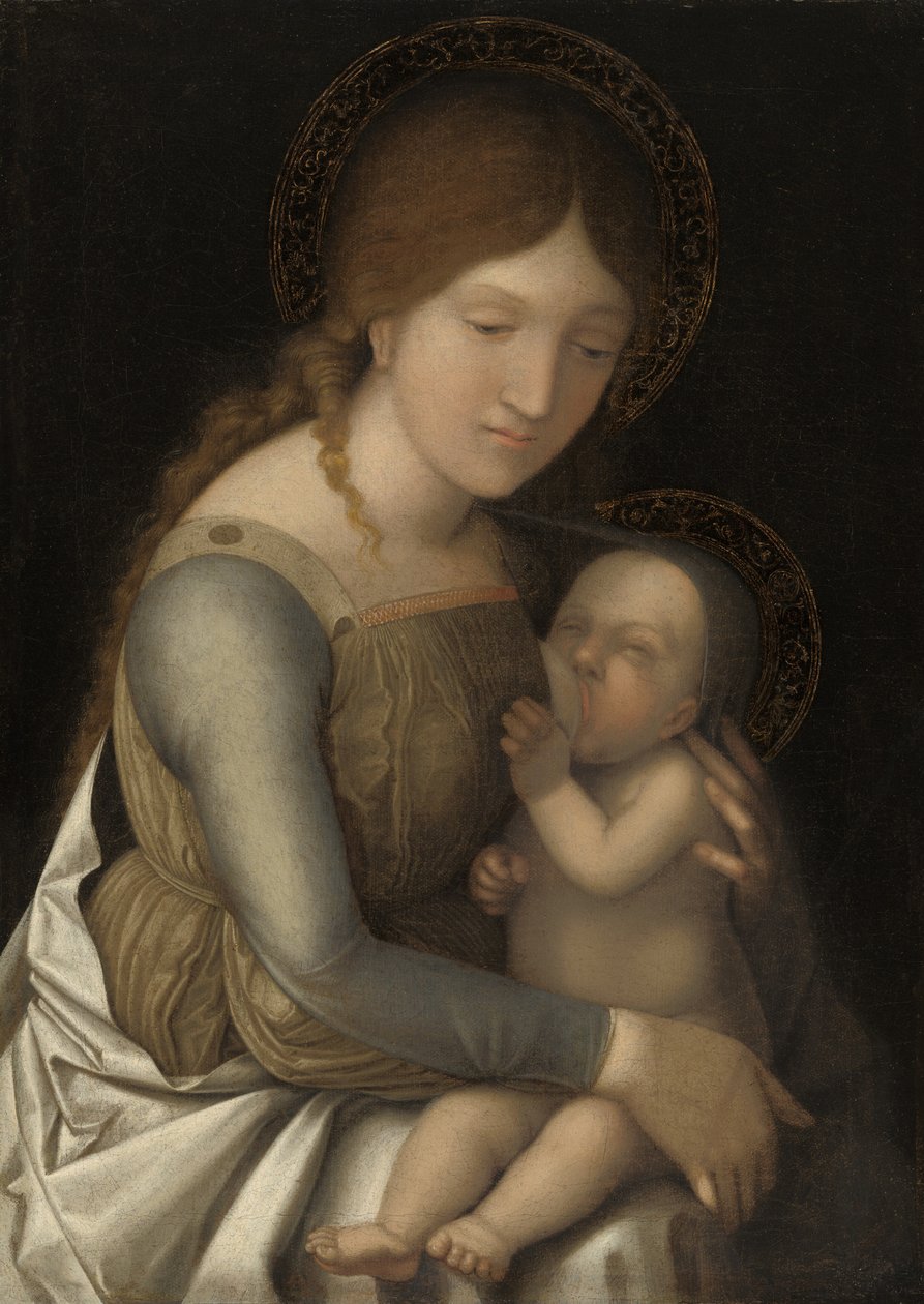 Madonna en Kind door Correggio