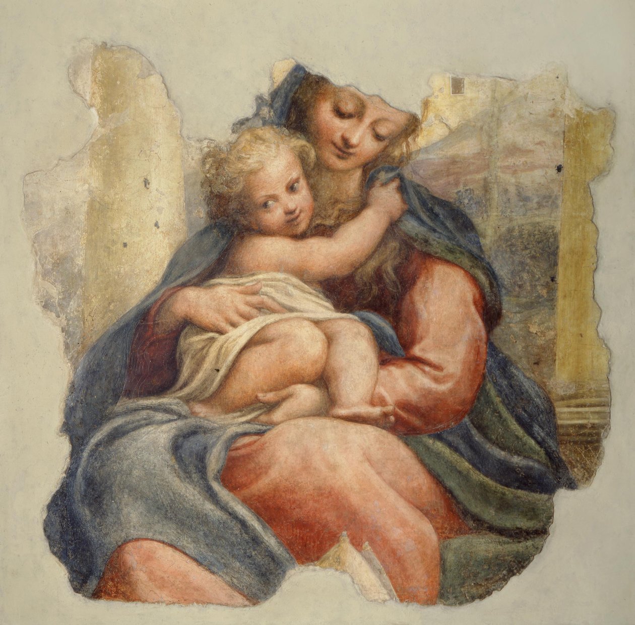 Madonna della Scala, ca. 1524 door Correggio