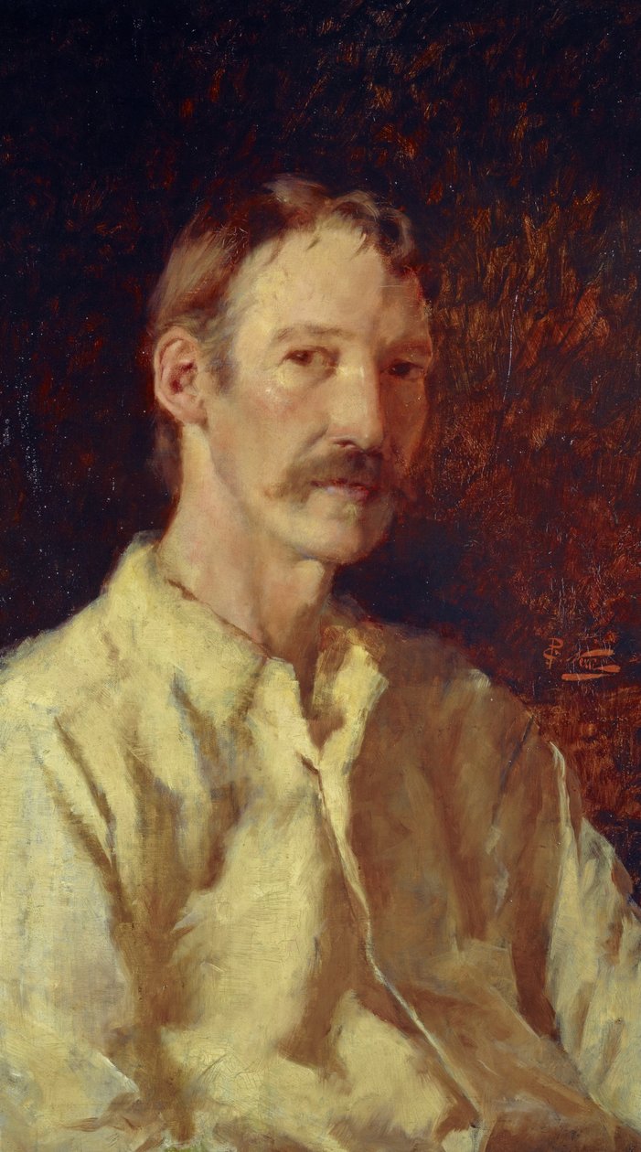 Robert Louis Stevenson, 1850 door Count Girolamo Pieri Nerli