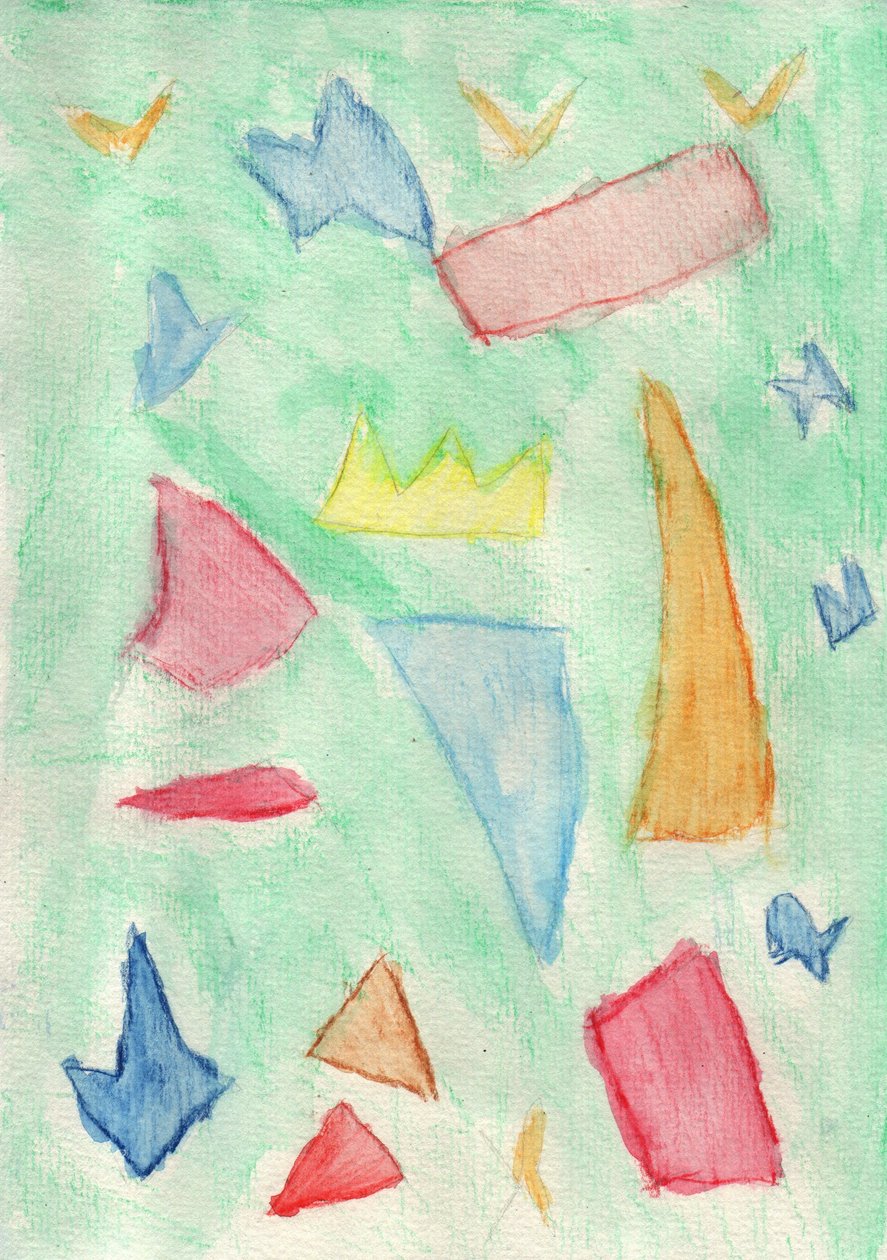 Bonte vormen door Crazy Artist