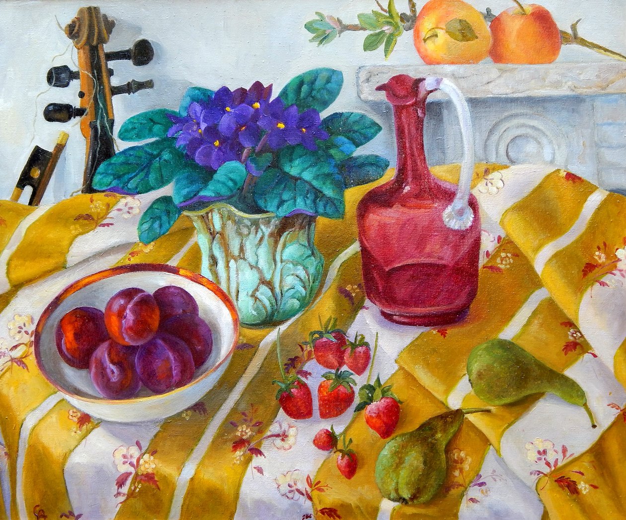 Afrikaanse viooltjes, 2012 door Cristiana Angelini