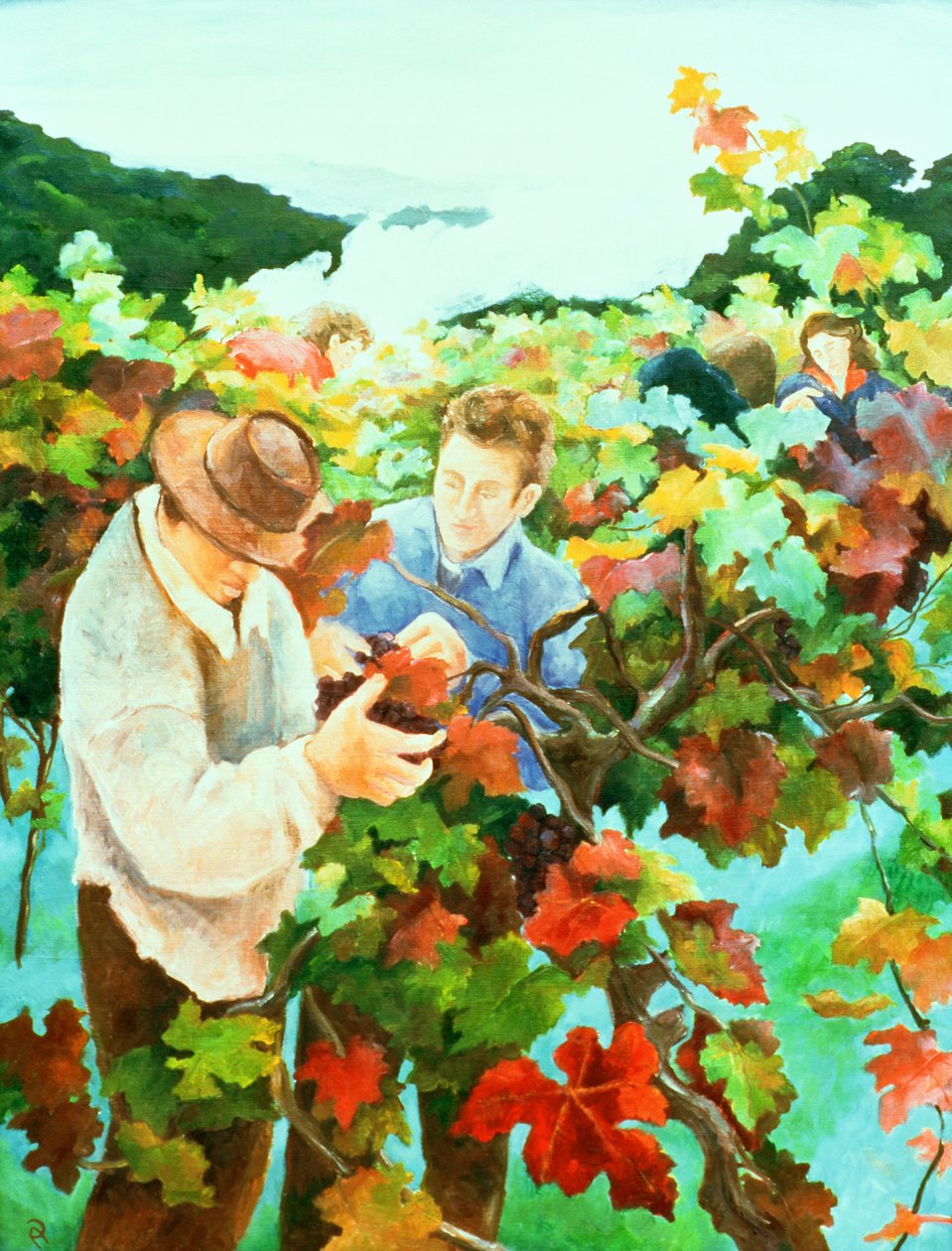 Druivenplukkers, 1996 door Cristiana Angelini
