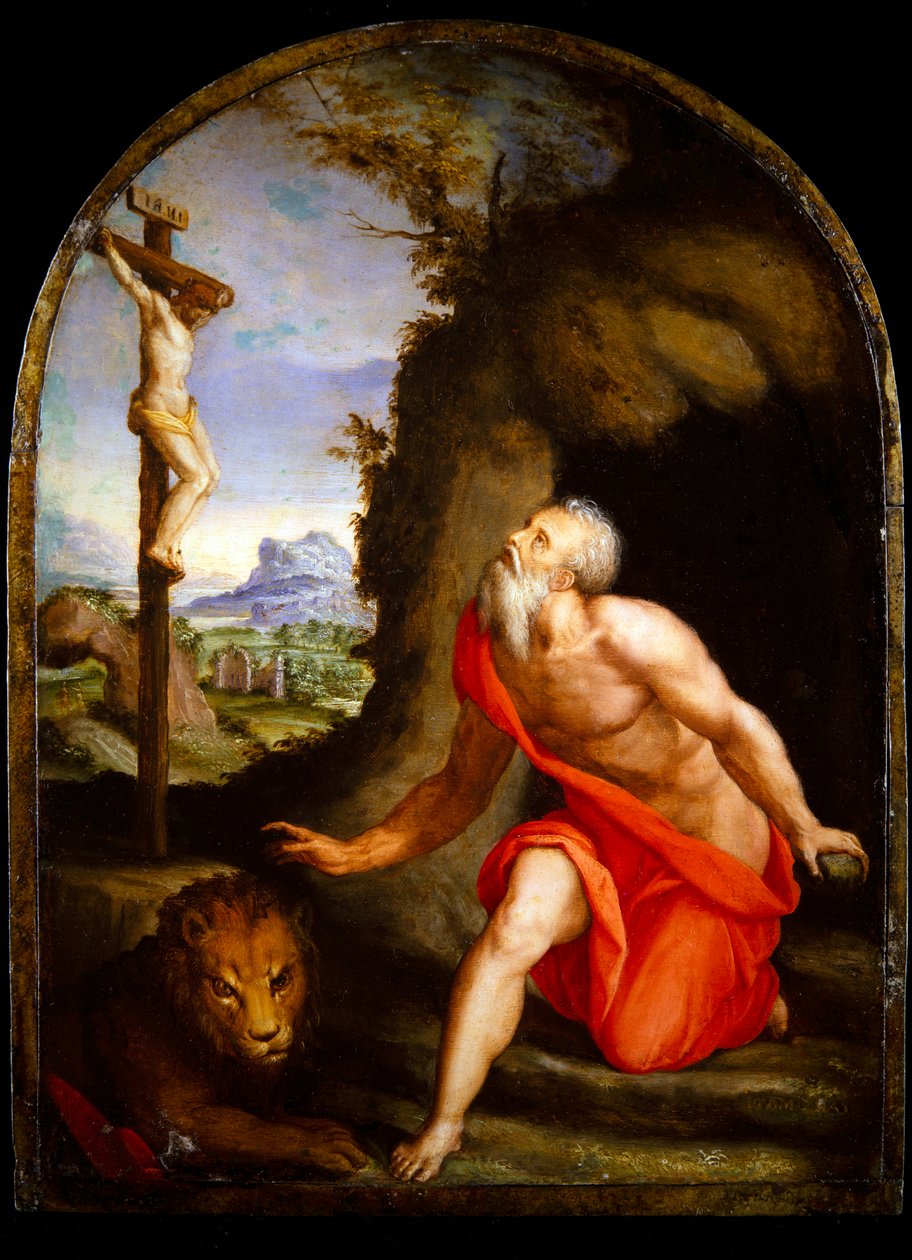 Sint Hiëronymus door Cristofano Allori
