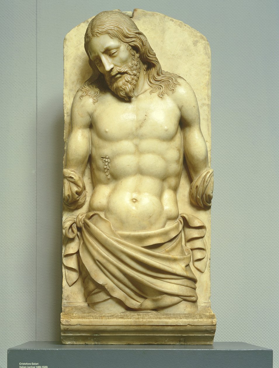 De Dode Christus, ca. 1500 (marmer) door Cristoforo Solari