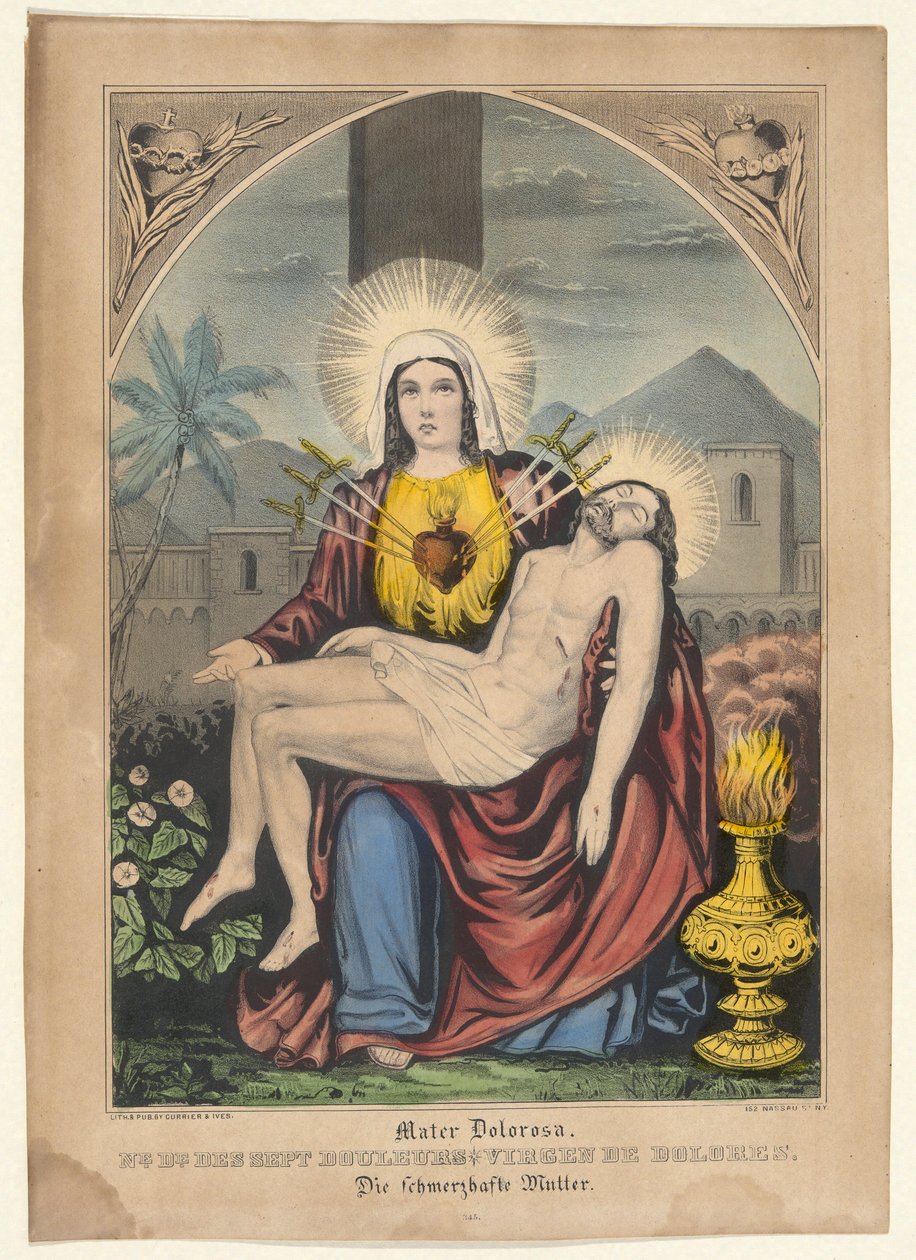 Mater Dolorosa door Currier and Ives