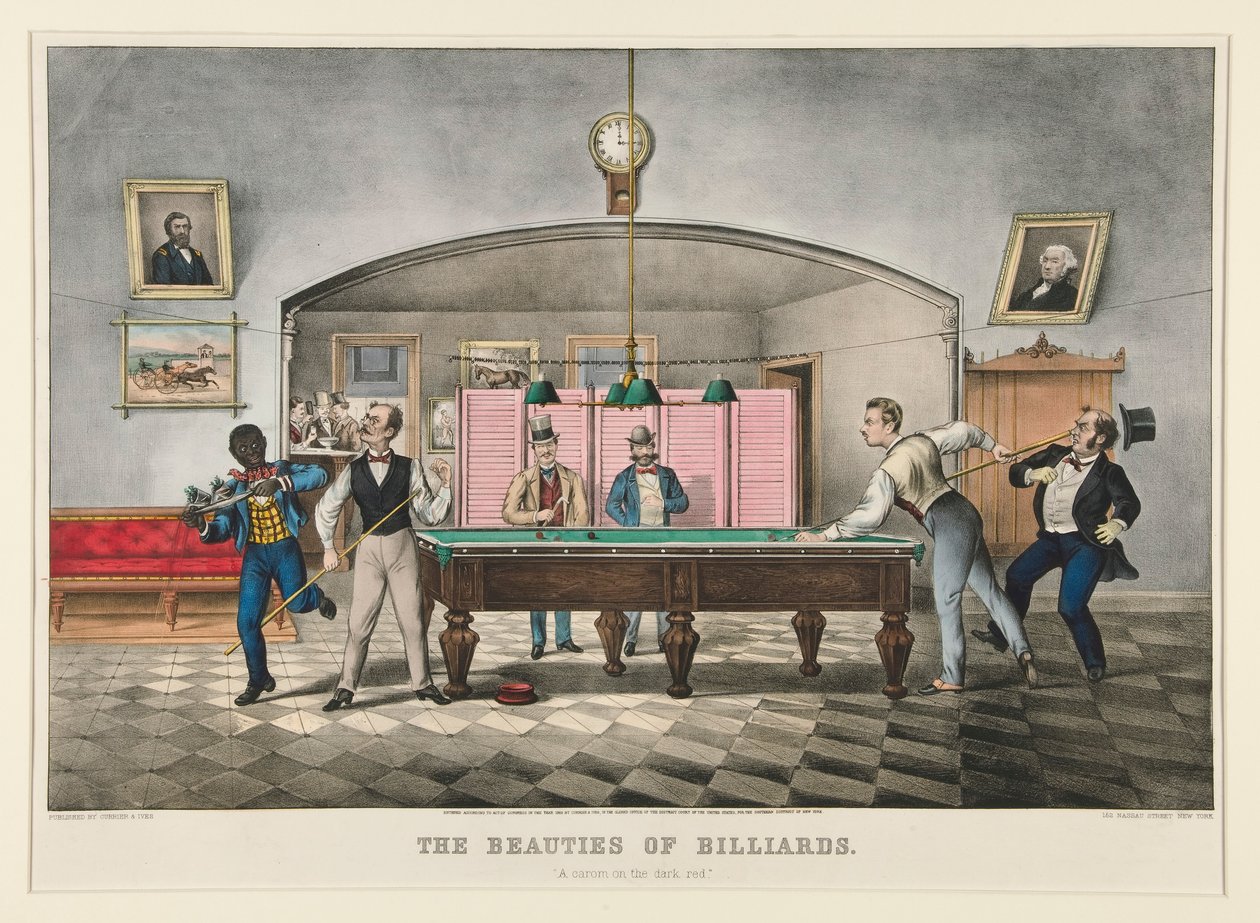 De Schoonheden van Biljart door Currier and Ives