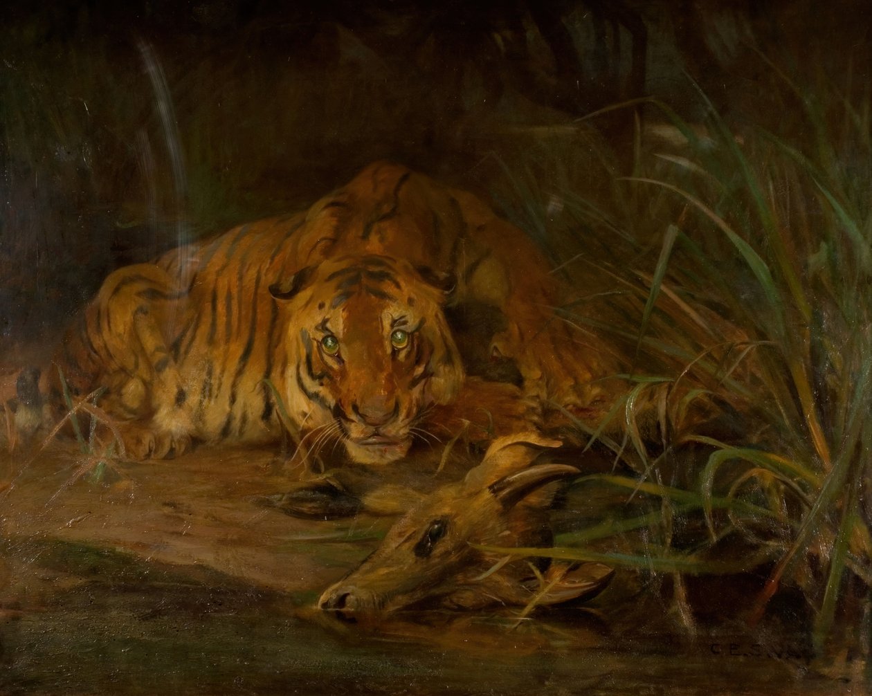 Tijger en Prooi door Cuthbert Edmund Swan