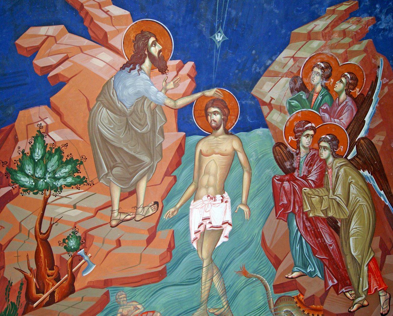 De Doop van Jezus, Cyprus door Cypriot