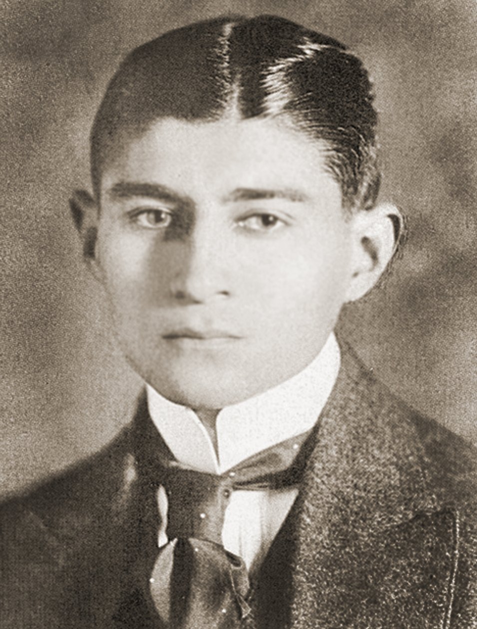 Portret van Franz Kafka, (1883 – 1924) door Czech School