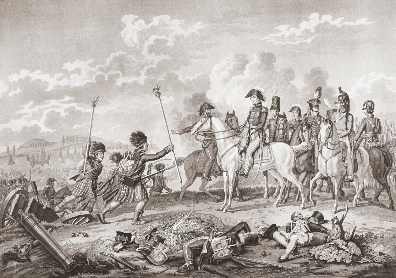 De Slag bij Waterloo, 18 juni door D. Sluyter