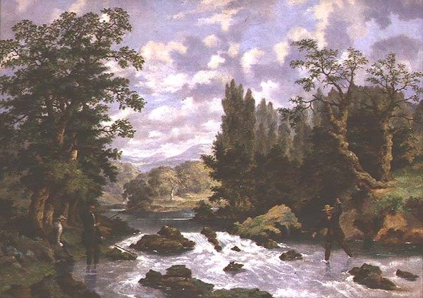 Vissers die hun Vangst Spelen door D. the Younger Wolstenholme