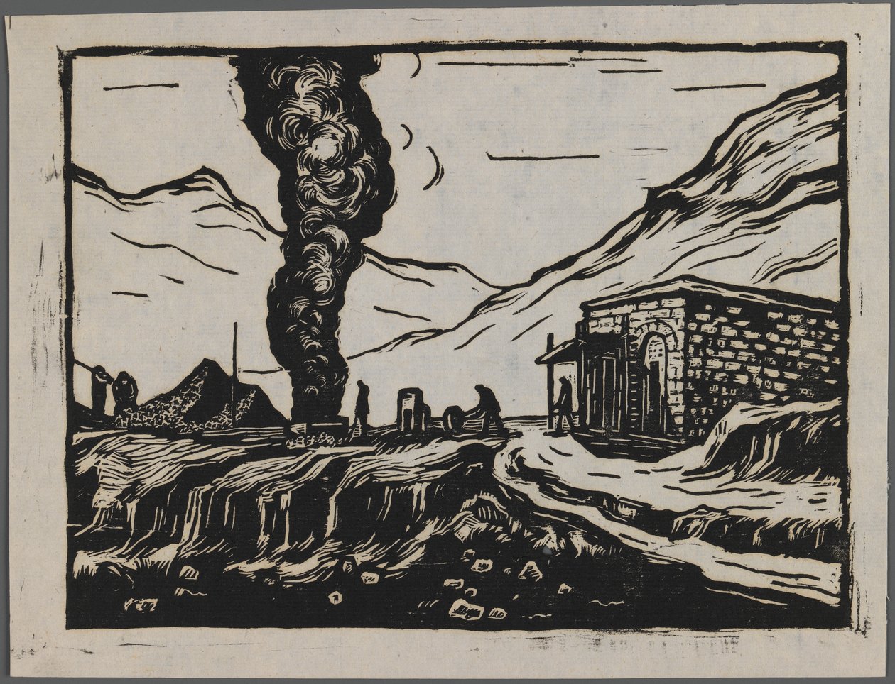 Staalfabriek, c.1945 door Dah Ma