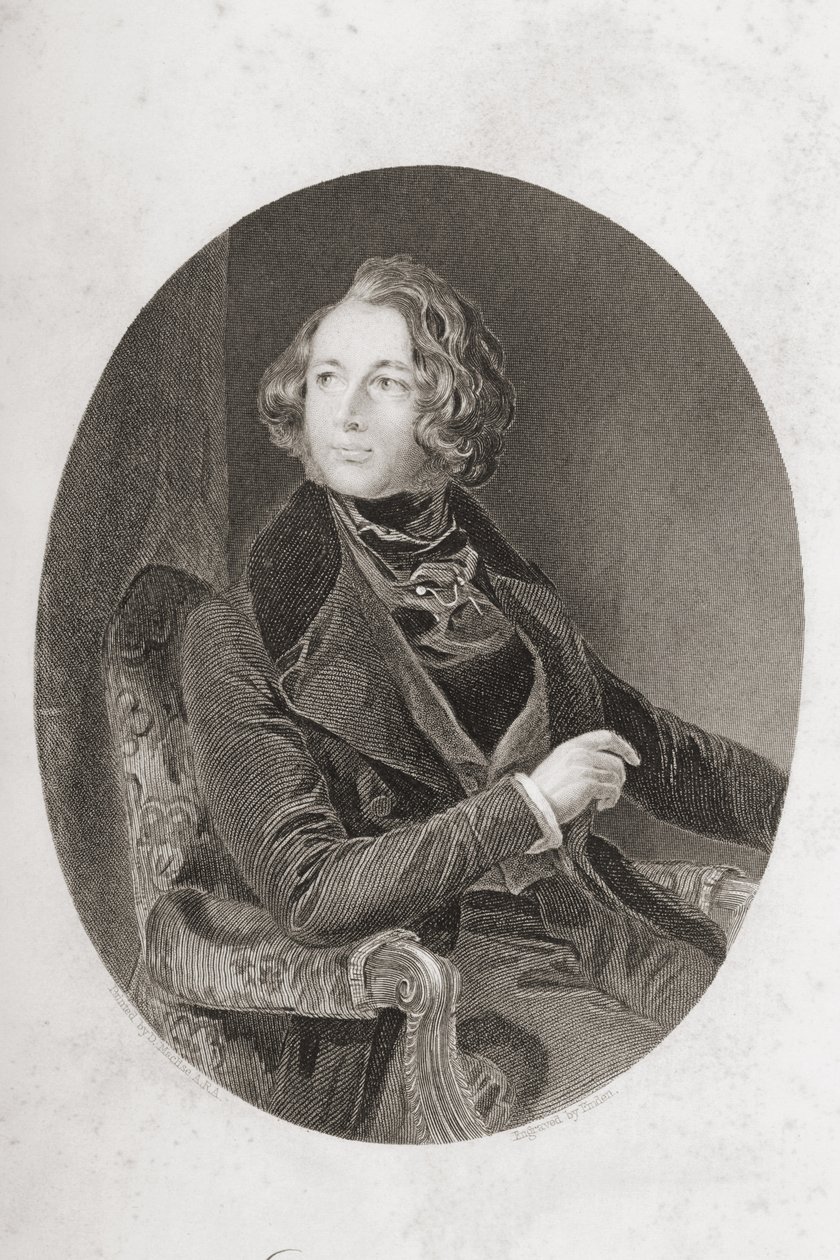 Charles Dickens (1812-70) door Daniel Maclise