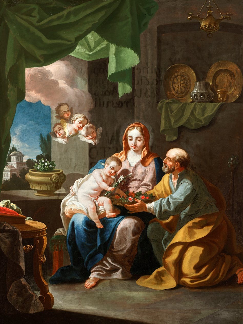De Heilige Familie door Daniel Gran