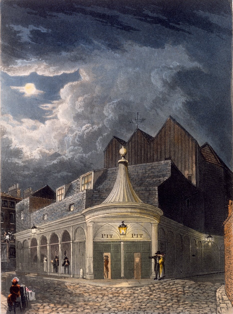 Het Olympisch Theater, 1826 door Daniel Havell