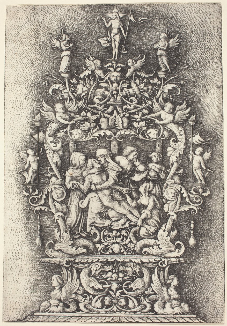 Reliekschrijn met Pietà door Daniel Hopfer