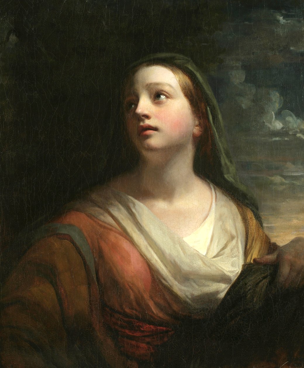 Een Sibylle, 1839 door Daniel Huntington