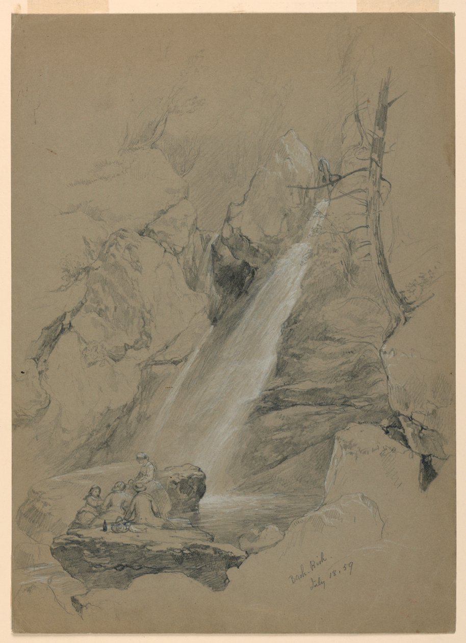 Bash-Bish Falls, South Egremont, Massachusetts door Daniel Huntington