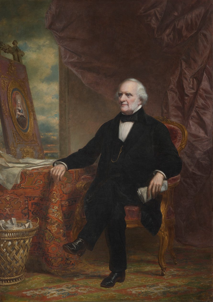 George Peabody (1795-1869) door Daniel Huntington