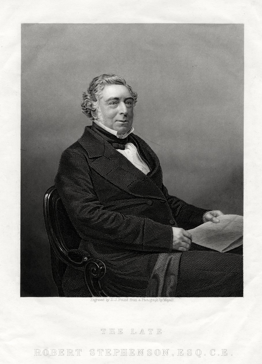 Robert Stephenson, Engelse civiel ingenieur door Daniel John Pound