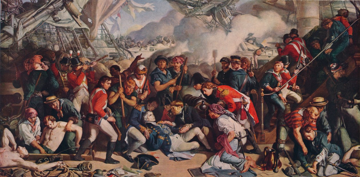 De dood van Nelson door Daniel Maclise