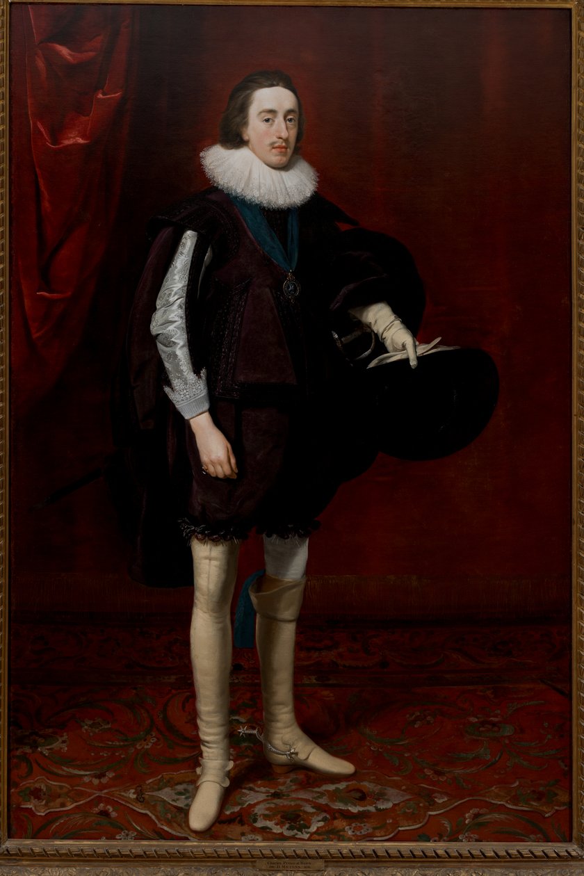 Karel I als Prins van Wales door Daniel Mytens