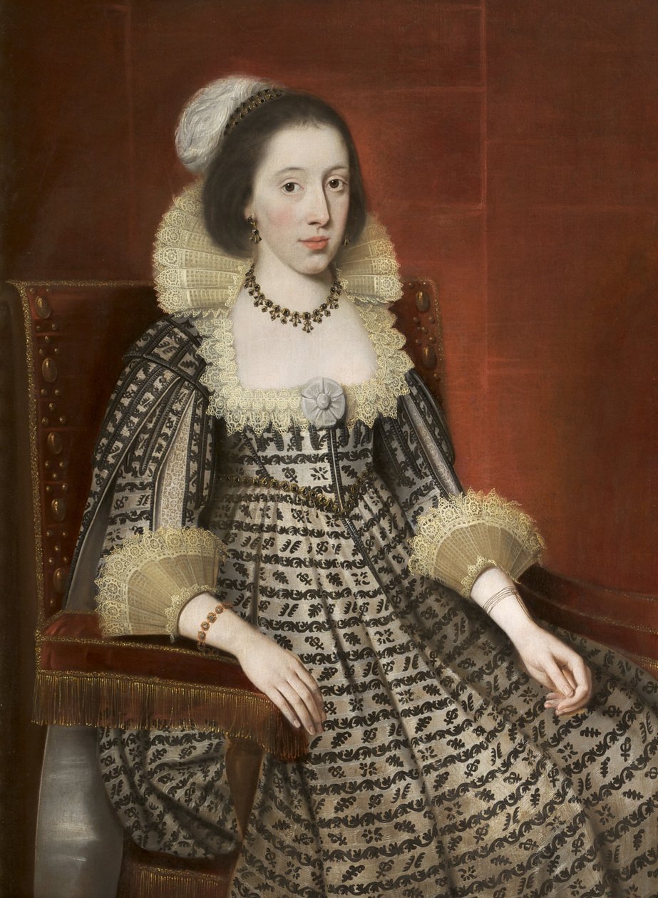 Elizabeth Leicester door Daniel Mytens