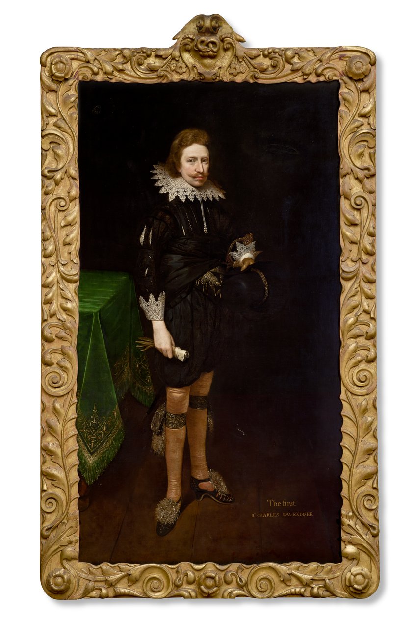 Portret van William Cavendish, 1624 door Daniel Mytens