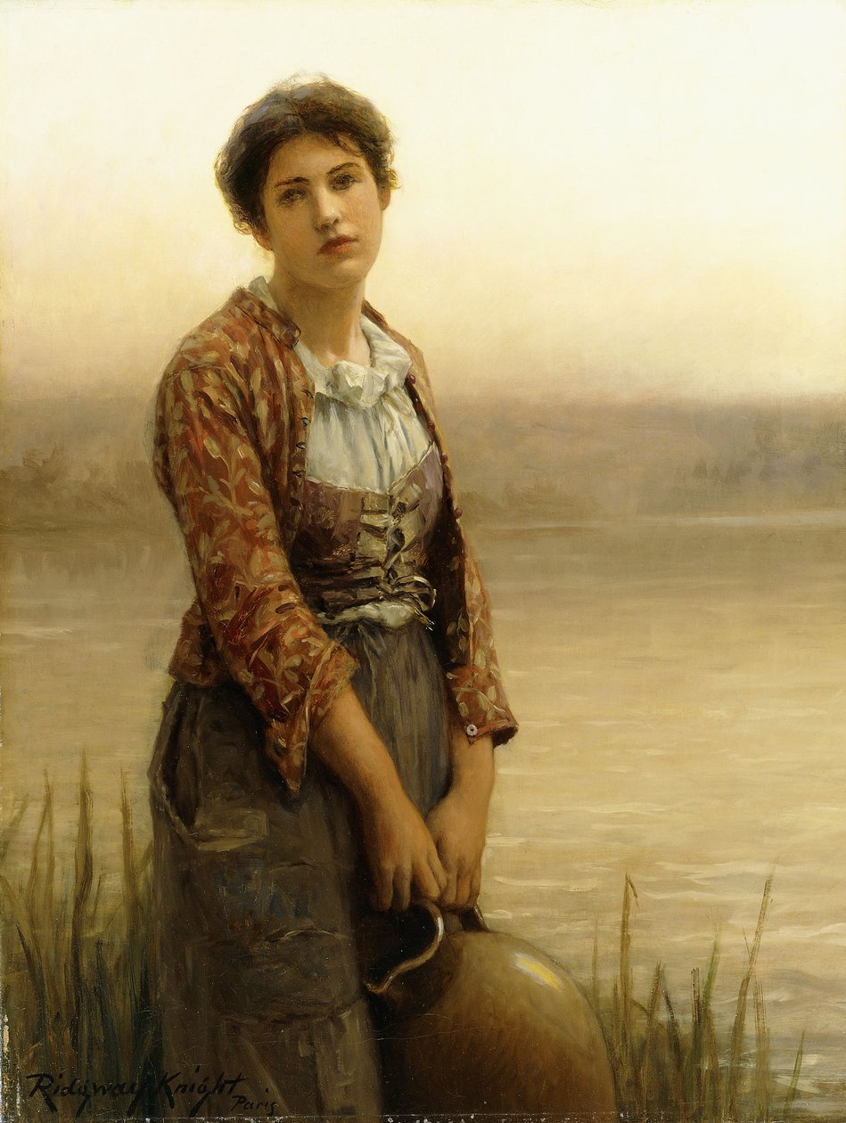 De waterdrager door Daniel Ridgway Knight