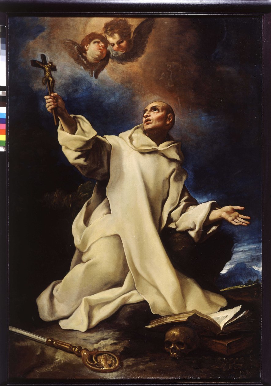 Sint Bruno biddend door Daniel Seiter
