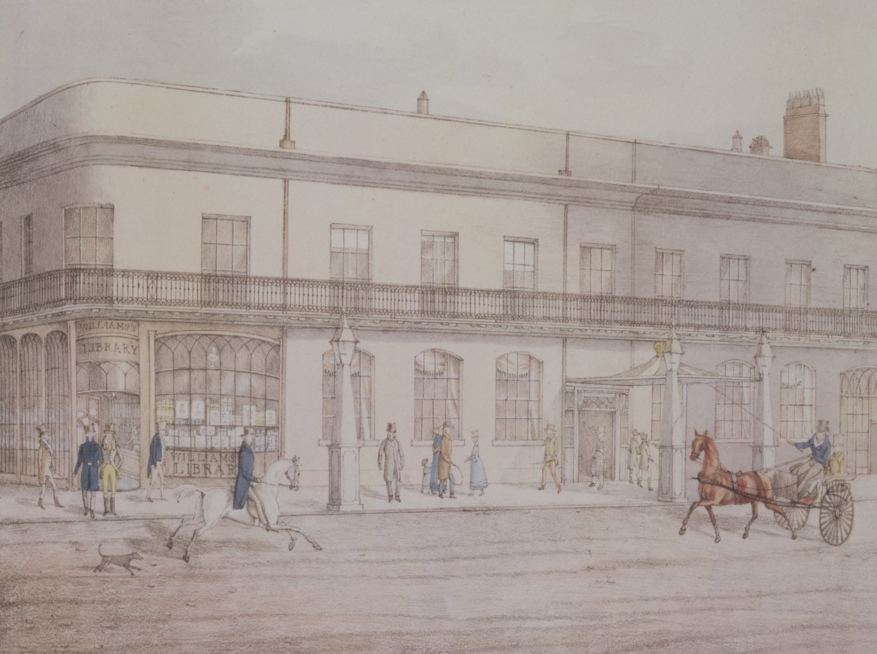 Assembly Rooms & Williams Library, Cheltenham, 1821 door Daniel Thomas Egerton