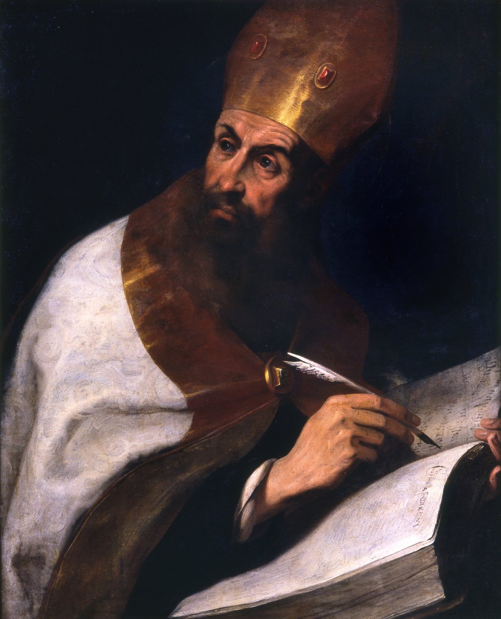 Sint Augustinus door Daniele Crespi