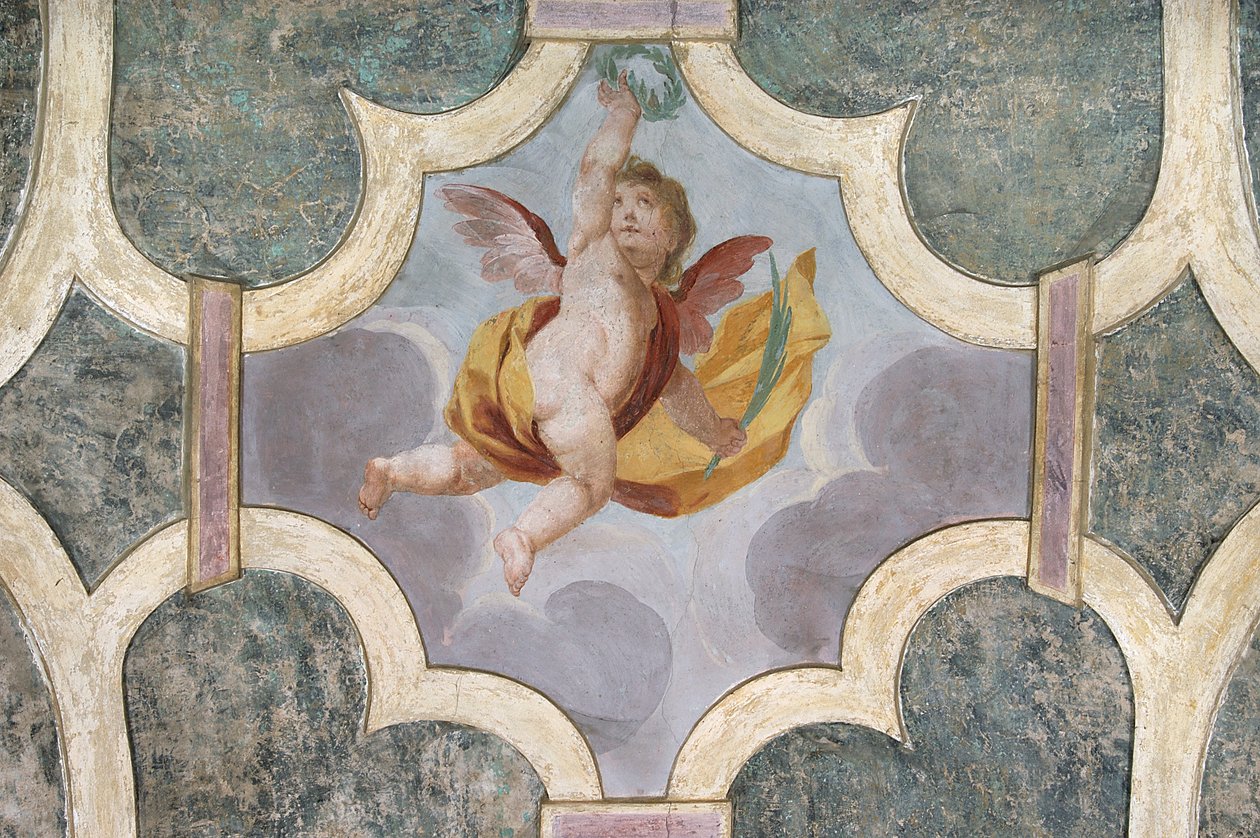 Engel (fresco) door Daniele Crespi