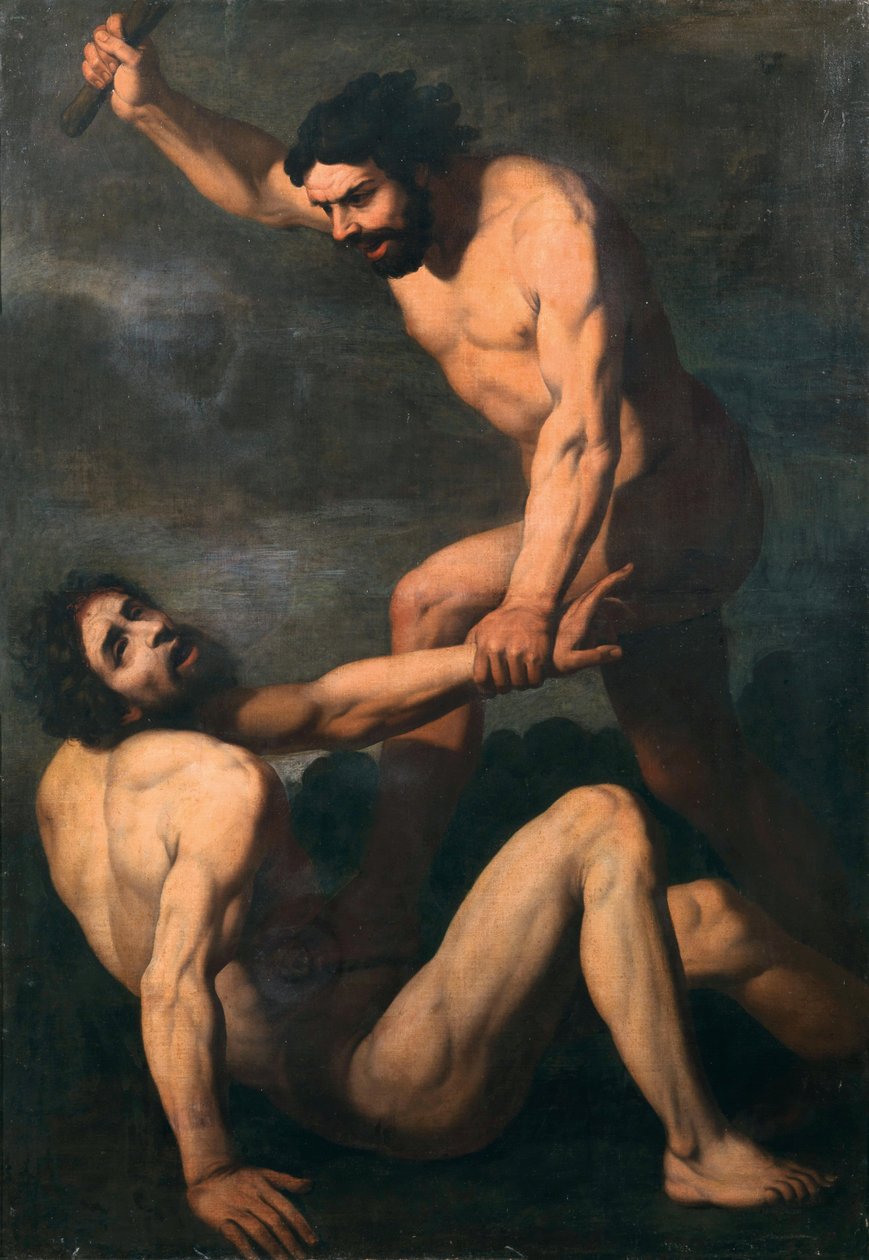 Kaïn en Abel door Daniele Crespi