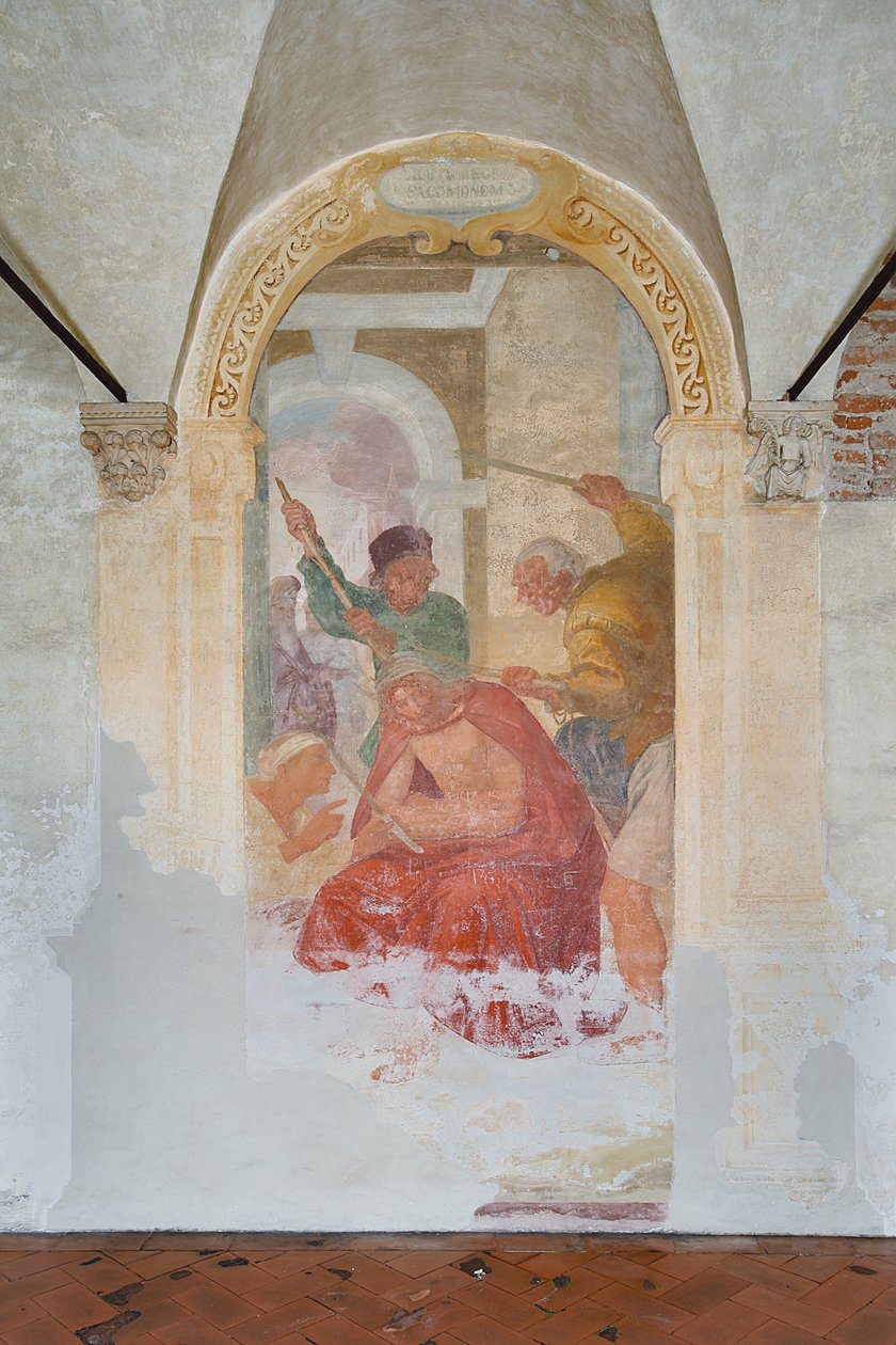 Christus gekroond met doornen door Daniele Crespi