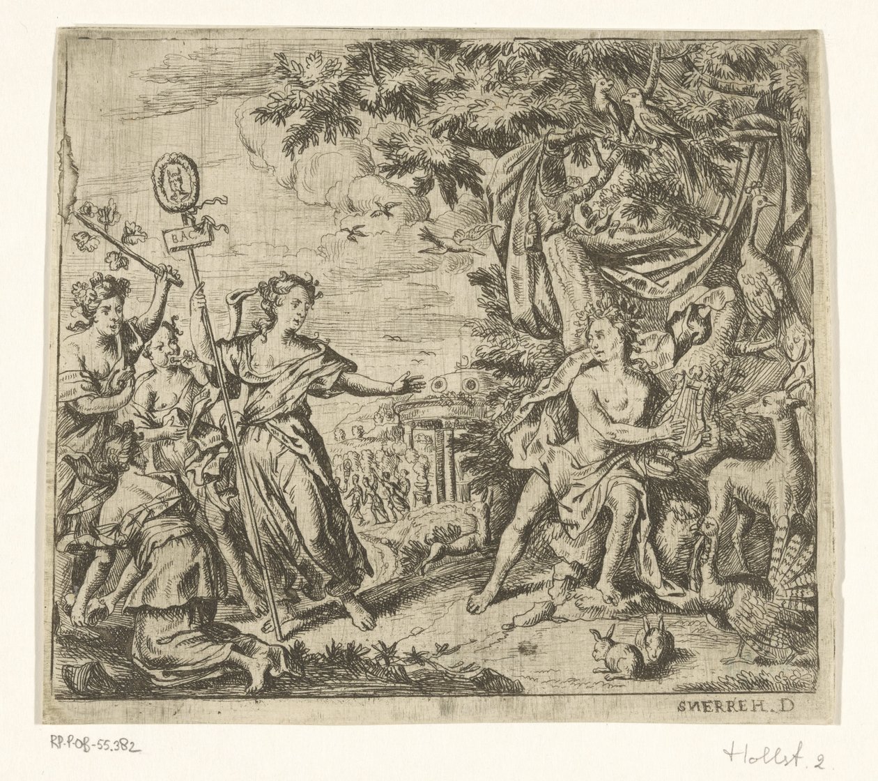Orpheus en de maenaden van Ciconia door Daniël Herreyns (I)
