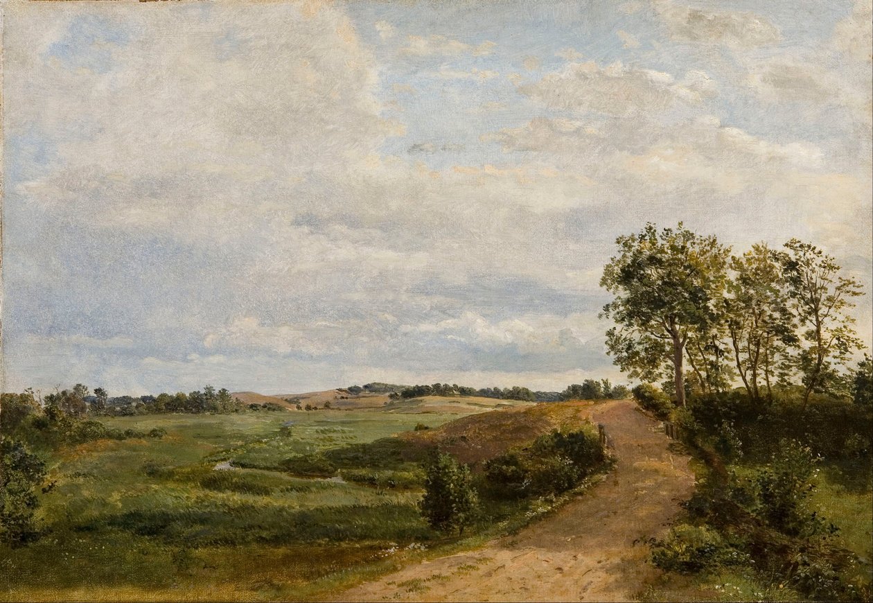 Weg over de heuvels. Studie door Dankvart Dreyer