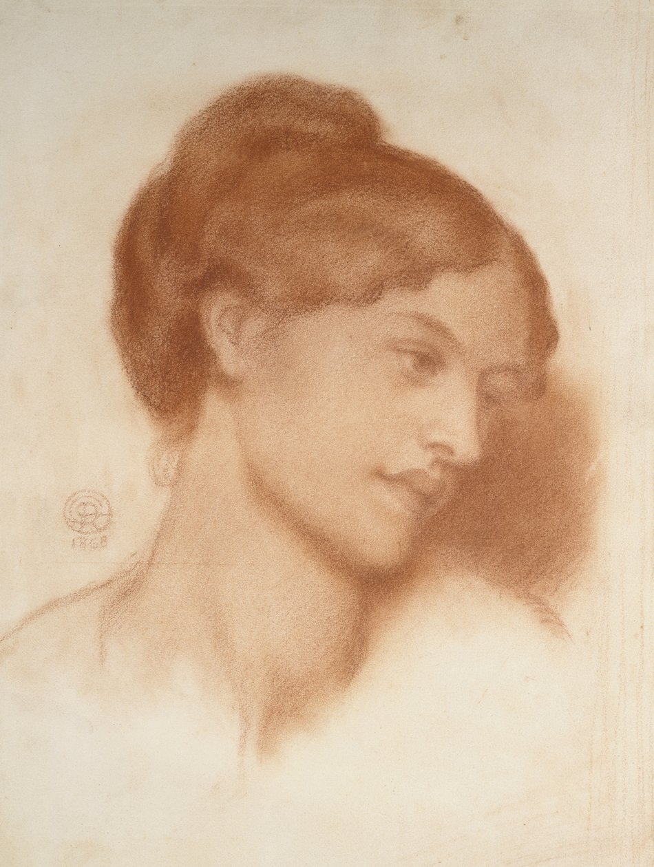 Portret van Mevrouw Murray Marks, 1868 door Dante Gabriel Charles Rossetti