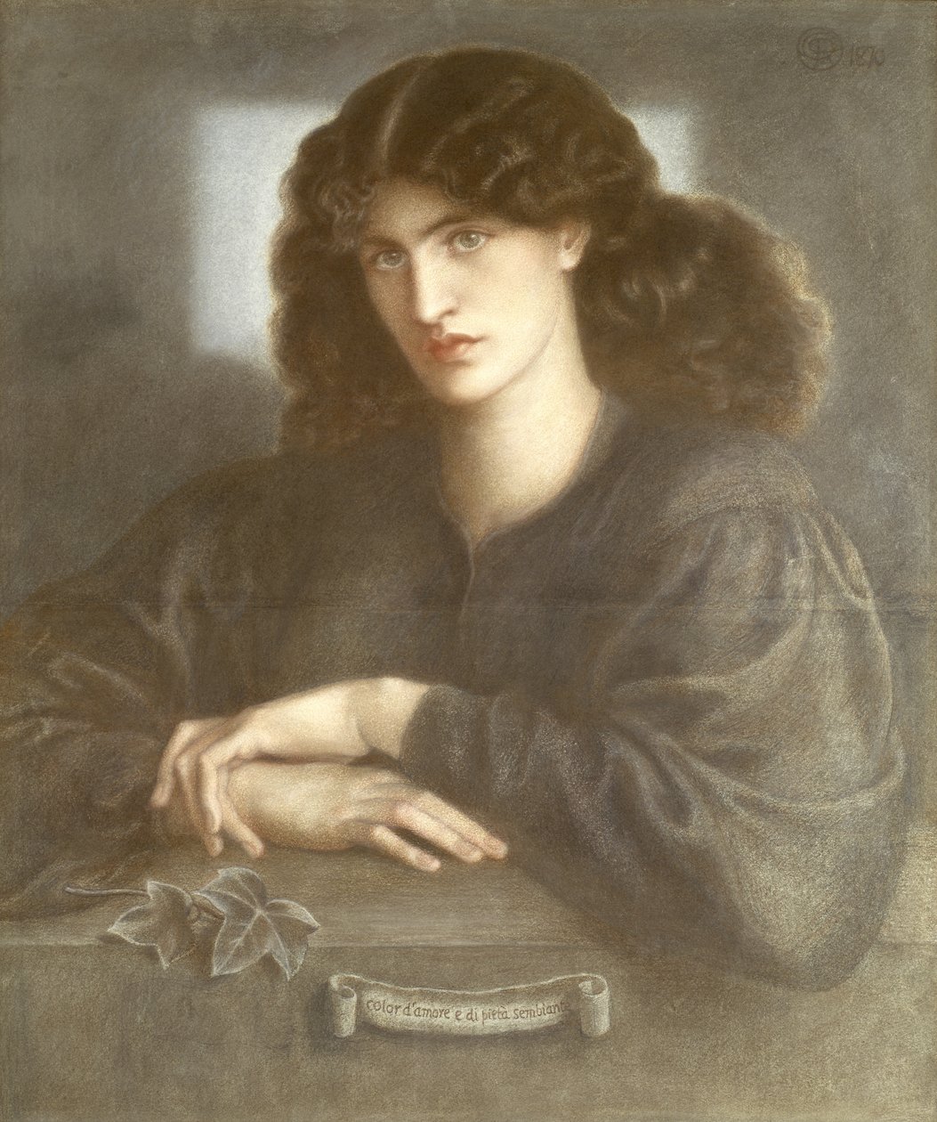 De Dame van Medelijden, of La Donna della Finestra, 1870 door Dante Gabriel Charles Rossetti