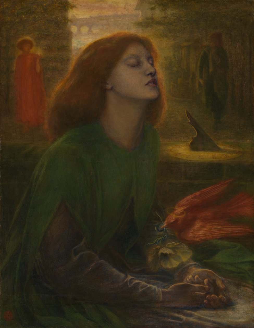 Beata Beatrix door Dante Gabriel Charles Rossetti