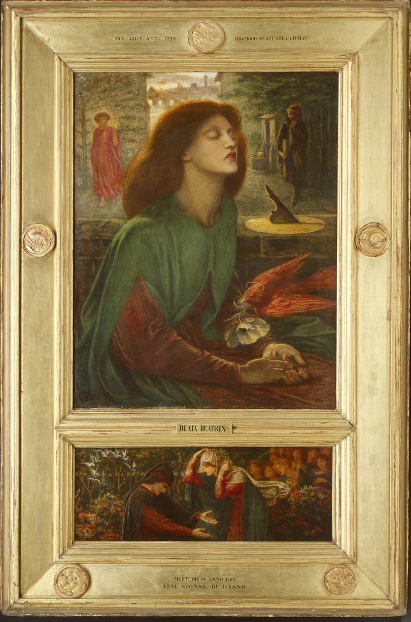 Beata Beatrix, 1871-72 door Dante Gabriel Charles Rossetti