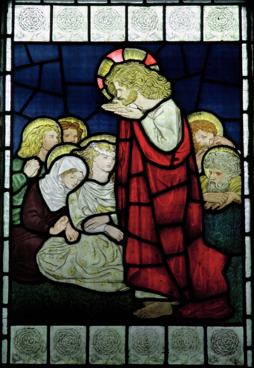 Christus Predikend, c.1870 door Dante Gabriel Charles Rossetti